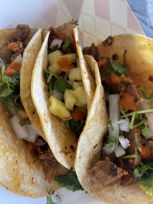carnitas, al pastor, carne asada   at Sierra Valley Food in Dallas