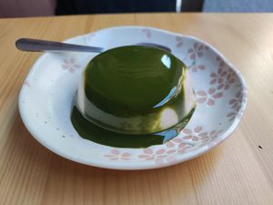 Matcha tofu dessert at Mukuchi 無口小廚 - WúKǒu Xiǎo Chú in Taipei