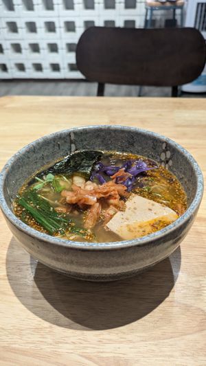 Clear miso soup at Mukuchi 無口小廚 - WúKǒu Xiǎo Chú in Taipei