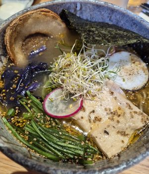 Truffle ramen with added char siew at Mukuchi 無口小廚 - WúKǒu Xiǎo Chú in Taipei