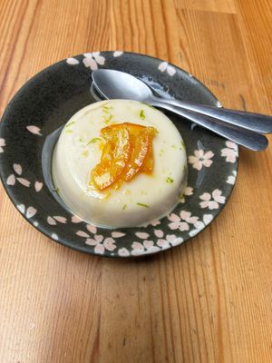 Citrus panna cotta at Mukuchi 無口小廚 - WúKǒu Xiǎo Chú in Taipei