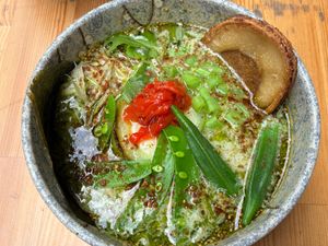 Pesto ramen at Mukuchi 無口小廚 - WúKǒu Xiǎo Chú in Taipei