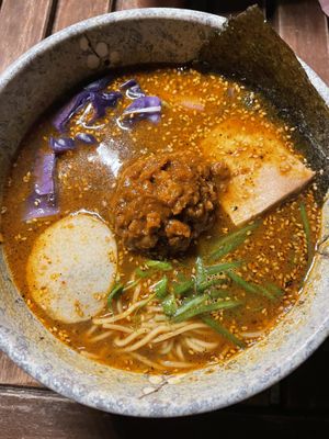 Sugar cane Szechuan ramen  at Mukuchi 無口小廚 - WúKǒu Xiǎo Chú in Taipei