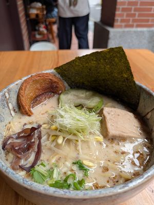 Oat bag with white miso at Mukuchi 無口小廚 - WúKǒu Xiǎo Chú in Taipei