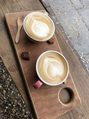 Cappuccinos  at Jungle Café & Catering in Eindhoven