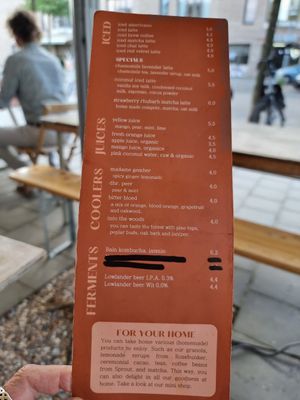 Menu at Jungle Café & Catering in Eindhoven