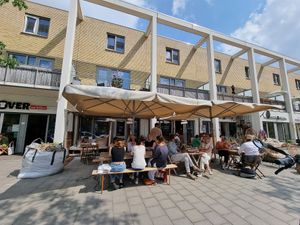 Outdoor seating at Jungle Café & Catering in Eindhoven