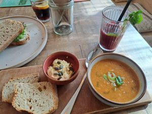 Lentil soup at Jungle Café & Catering in Eindhoven