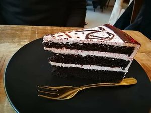 Chocolate cake at Jungle Café & Catering in Eindhoven