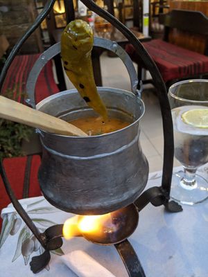 Beans at Hadjidraganovite Izbi in Sofia