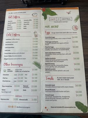   at Cafe Central Traveler's Coffee in Cartagena