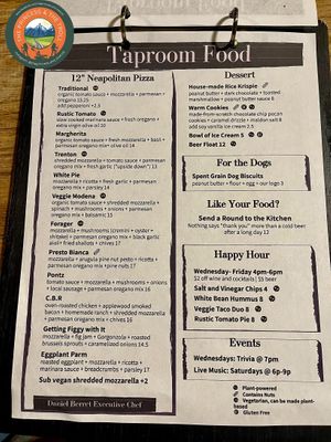 Menu   at Chestnut Hill Brewing Company in Philadelphia