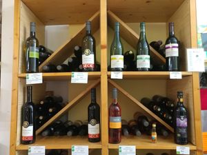 Wine at Weltladen in Frankfurt