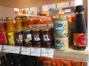 Vegan Mayonaise at Weltladen in Frankfurt