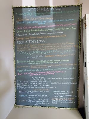 Smoothie Bowls, Quinoa Bowls and Wraps at JoGee's Juice Bar in Rock Springs