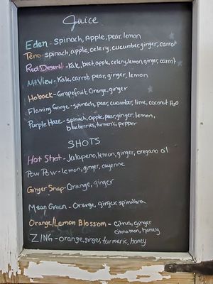 Juices and Shots at JoGee's Juice Bar in Rock Springs