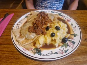 Maultaschen w/ Potatoe Salad at Köhlerstüble in Stuttgart