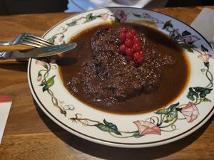 Zwiebelrostbraten at Köhlerstüble in Stuttgart