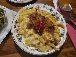 Käsespätzle at Köhlerstüble in Stuttgart