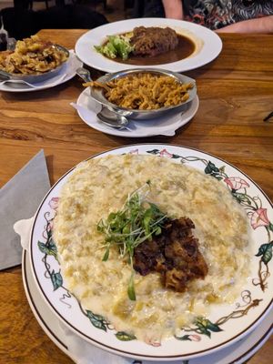 Käsespätzle und Zwiebelrostbraten at Köhlerstüble in Stuttgart