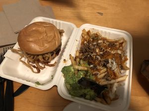 Avalon burger  at Ziggy's in San Luis Obispo