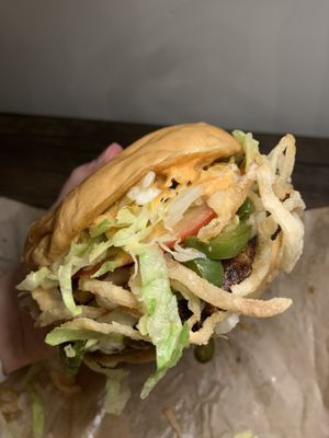 The Phoenix Burger 🍔  at Ziggy's in San Luis Obispo