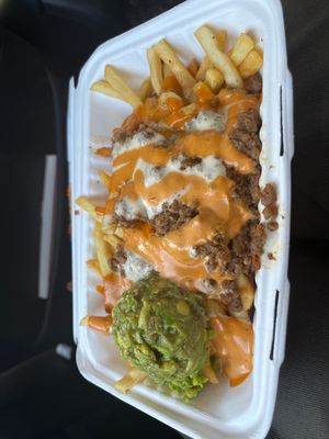 Ratchet Fries…yum!  at Ziggy's in San Luis Obispo