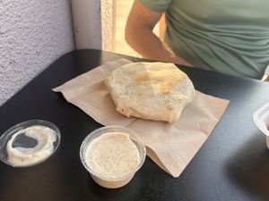 Don’t judge the plain look. Crunchwrap   at Ziggy's in San Luis Obispo