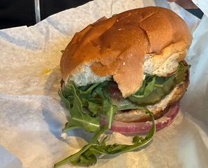 Impossible burgerr  at Ziggy's in San Luis Obispo