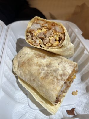 Breakfast burrito   at Ziggy's in San Luis Obispo