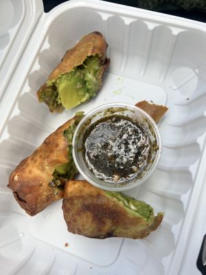 Avocado roll  at Ziggy's in San Luis Obispo