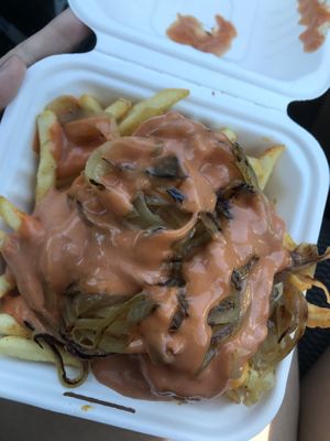 Dirty fries! at Ziggy's in San Luis Obispo