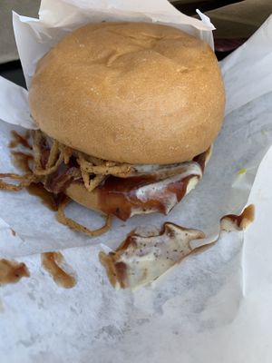 Old 58 burger  at Ziggy's in San Luis Obispo