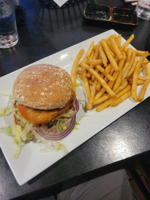 Fish sandwich at My Cocina Grill in Streamwood