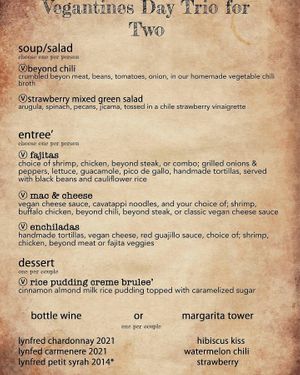 Valentine's Special Menu at My Cocina Grill in Streamwood