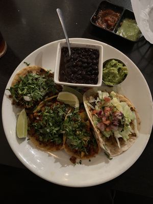 Taco Platter + cheesy crunch  at My Cocina Grill in Streamwood