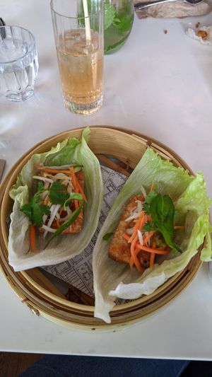 Tofu lettuce cups at Madame Hanoi in Adelaide