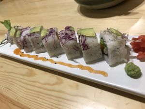 Vegetable sushi at Unkai Japanese Restaurant in Rosedale