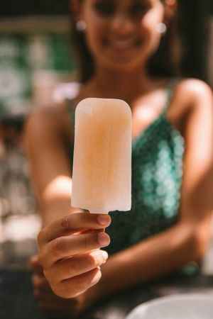 Popsicle, fruit ais 😂💚 at Green Queen Cafe  in Mui Ne