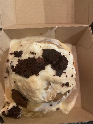 Cinnamon bun  at Cinnaholic in Concord