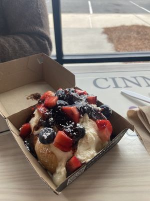Cinnaholic - Very Berry Vegan Cinnamon Bun  at Cinnaholic in Concord