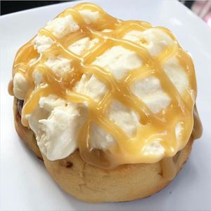 Vanilla Caramel!  at Cinnaholic in Concord
