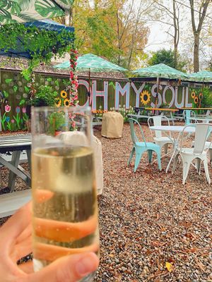 Champagne 🍾 at Oh My Soul in Charlotte