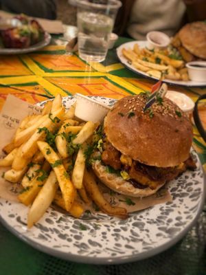 Hippie chick Vurger at Oh My Soul in Charlotte