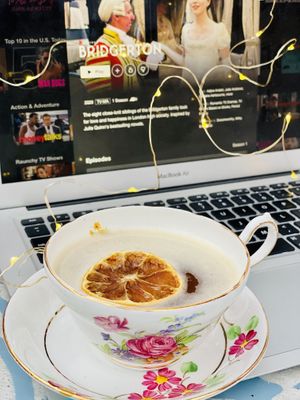 Bridgerton cocktail  at Oh My Soul in Charlotte