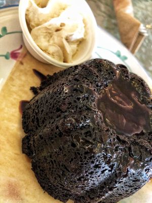 Lava cake  at Oh My Soul in Charlotte