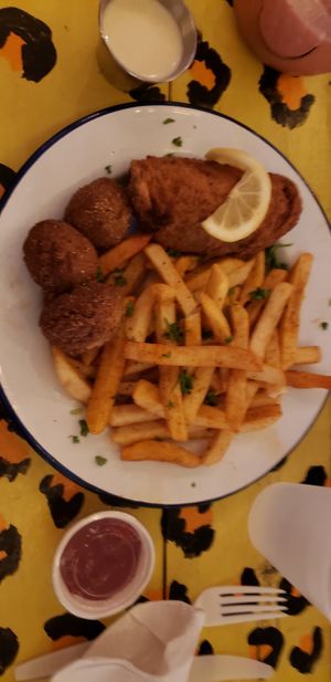 Vish & chips at Oh My Soul in Charlotte