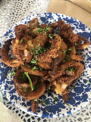 Onion rings  at Oh My Soul in Charlotte