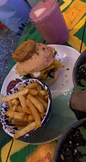 Beyond burger at Oh My Soul in Charlotte