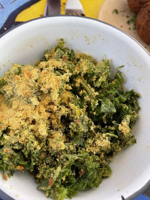 Kale salad  at Oh My Soul in Charlotte
